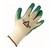 KeepSAFE Latex Coated Grip Glove Cotton Liner Green