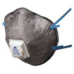 3M 9922 Valved FFP1 Particulate/Nuisance Level Organic Vapour Relief Respirator