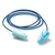 Moldex 7809 Spark Plugs Blue Detectble Corded Earplugs (200 Pairs)