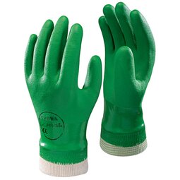 Showa 600 PVC Dipped Glove Green