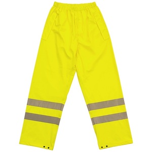 KeepSAFE High Visibility Waterproof Safety Trousers Hi Vis Yellow