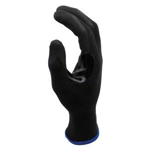 MCR CT1064NA Nitrile Air PU Palm Coated Glove Cut Level D Black