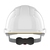 JSP AJB170-000-100 EVOLite Vented Safety Helmet Wheel Ratchet White