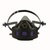 3M Secure Click Half Mask Reusable Respirator, Speaking Diaphragm, Large, HF-803SD
