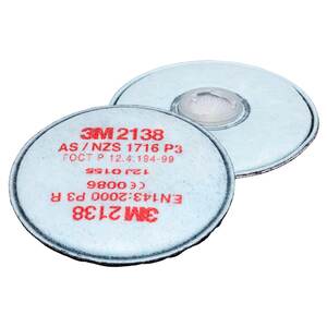 3M 2138 Particulate Filter (Pack 10 Pairs)