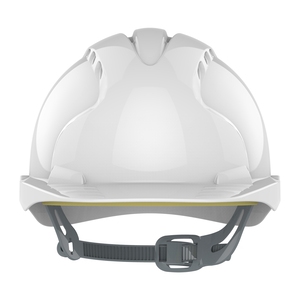 JSP AJF030-000-100 EVO2 Mid Peak Slip Ratchet Vented Helmet White