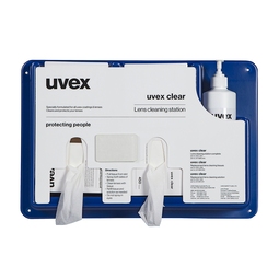 uvex lens cleaning station