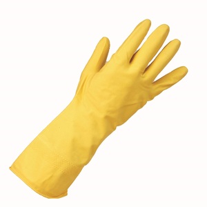 KeepCLEAN Latex Rubber Household Gloves Yellow