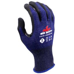 MCR CT1071NM Graphine Nitrile Micro Foam Palm Coated Glove Cut E