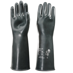 Honeywell Butoject 898 Chemical Protective Butyl Black Rubber Glove