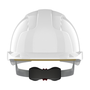 JSP AJB170-000-100 EVOLite Vented Safety Helmet Wheel Ratchet White