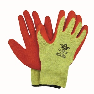 KeepSAFE Latex Palm Coated Grip Glove