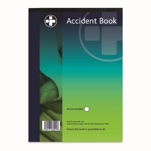 First Aid Accident Book A4