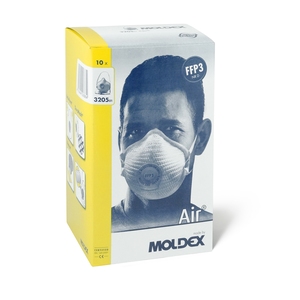 Moldex 3205 (M/L) Air Mesh Valved Respirators FFP3 NR D (Pack 10)