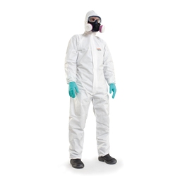 Disposable Coverall Mutex 2 Type 5 & 6 Hooded White