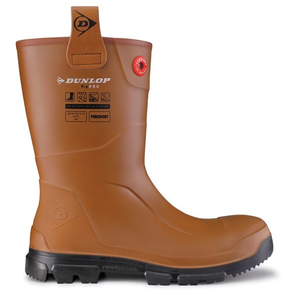 Dunlop Rig-Air/Rig-Pro Lined Wellington S5 | Rigger Boots | Safety ...