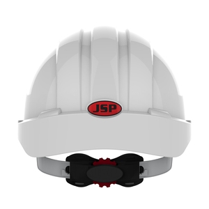 JSP AJF170-000-100 EVO3 Mid Peak Wheel Ratchet Vented Helmet White