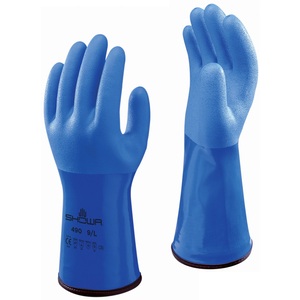 Showa 490 PVC Glove Blue