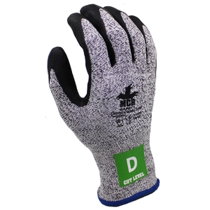 MCR CT1052NF Nitrile Foam Palm Coated Glove Cut Level D