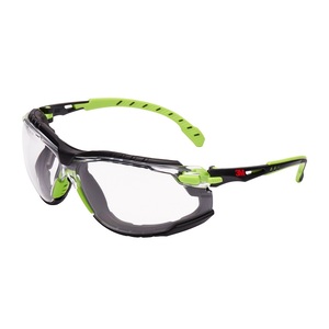 3M Solus 1000 Safety Glasses, Green/Black Frame