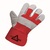 KeepSAFE Chrome Leather Cotton Back Rigger Glove Red