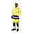 KeepSAFE Two-Tone High Visibility Safety Jacket Yellow & Navy